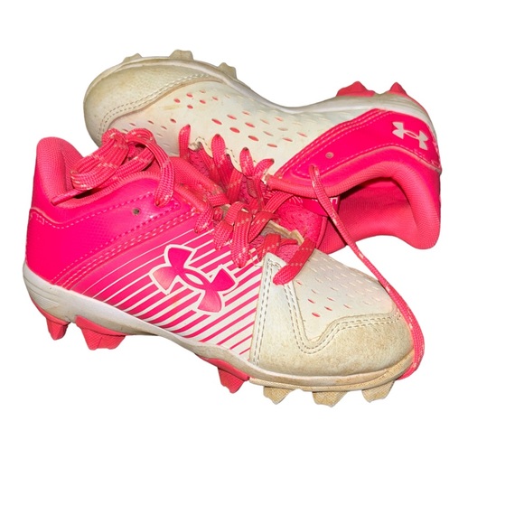 Pink Purple Under Armour Baseball Cleats Under Armour Girls